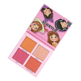 Paleta De Rubor Maquillaje 4 Colores