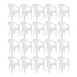 Combo 20 Cadeiras De Plastico Iguape Br