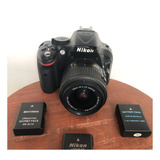 Pra Vender Logo! Nikon D5200 + Nikkor 18-55mm Vr / 13k Click