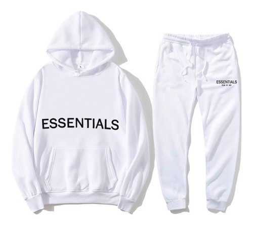 Conjunto Moletom Calça Essentials Justin Bieber Hip Hop Swag