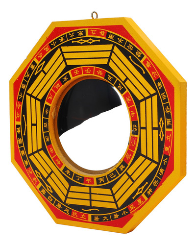 Espejo Bagua Feng Shui De 8 Pulgadas Con Apariencia Convexa,