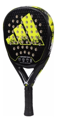 Paleta Pala De Padel adidas Adipower Team Negra Y Amarilla 