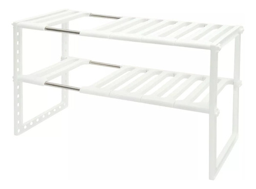 Pack X2 Estante Rack Organizador Baño Cocina Util Ajustable