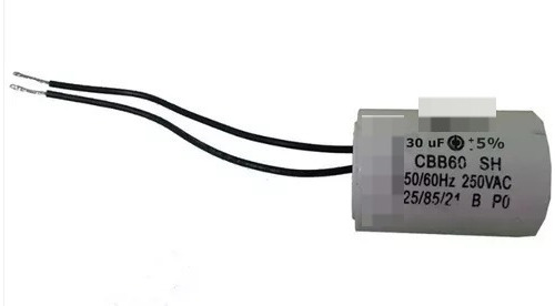 Capacitor 30uf 250vac 50/60 Hz Para Motor 127v Tanquinho