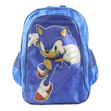 Mochila Escolar Infantil Masculina Sonic Para Costas