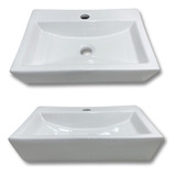 Cuba Para Banheiro Lavabo Apoio Com Base Branca 45cm Louça