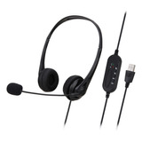 Auriculares Usb Para Computadora Sy490mv, Cajas De Ruido, Ll