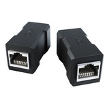 Acoplador 2× Rj45 Con Blindaje Adicional: Conector De Ca...