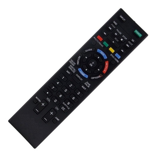 Controle Para Tv Sony Bravia Botão Netflix Cr-2993 Rm-yd095