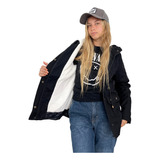 Customs Ba Parka Mujer Gabardina Parkas Campera Corderito Cl