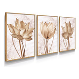 Quadro Decorativo Flores Flor Moderna Para Sala Quarto Casal