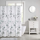 Madison Park - Cortinas De Baño Con Diseño Floral De Magnoli