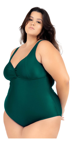 Maiô Body Leticia Plus Size Grande Costas Nuas Moda Praia