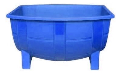 Macetero Mini Barril Color Azul