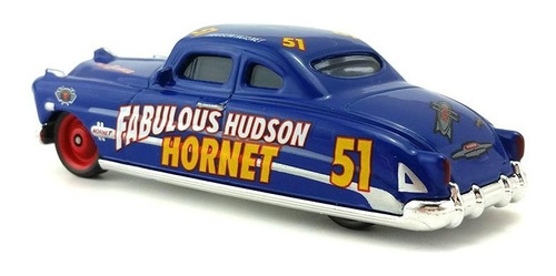 Fabulous Hudson Hornet Super Campeao Cars Disney Pixar Metal