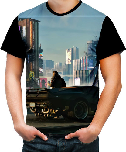 Camisa Camiseta Jogo Cyberpunk 2077 Rpg Futuro Ficção Game 5