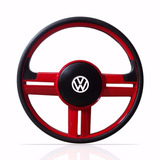 Volante Esportivo Rallye Vermelho Gol Parati G2 G3 G4 C/cubo