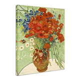 Cuadro Lienzo Flores Van Gogh.