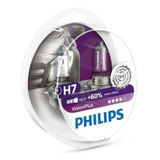 Lámpara Philips H7 12v 55w Philips Vision Plus 60% + Luz