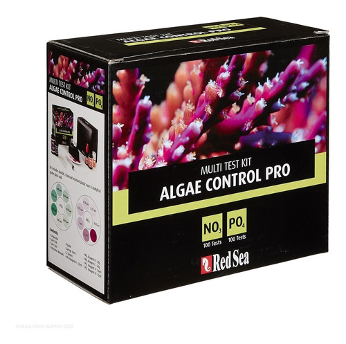 Red Sea Kit De Test Algae Control No3 - Po4 200 Pruebas 