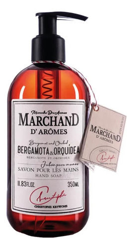 Marchand D' Aromes Jabón Liquido Bergamota Y Orquídea 350 Ml