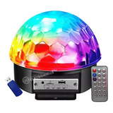 Globo Bola Maluca Projetor Holográfico Led Rgb Bluetooth