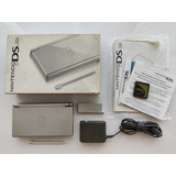 Consola Nintendo Ds Lite Silver Black+stylus+ R4 + Caja