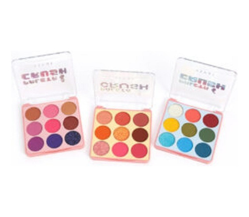 Kit C/3 Paleta De Sombras Crush Vivai