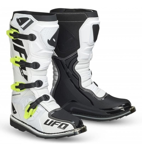 Botas Ufo Obsidian Blancas Motocross Enduro Atv