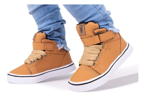 Zapatillas  Botitas Para Bebes Camel, Talles Del 17 Al 26