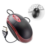 Mouse Basico Optico Led Plug & Play Simples Mini Notebook Pc