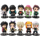 Demon Slayer Kimetsu No Yaiba Colección 10 Figuras En Bolsa