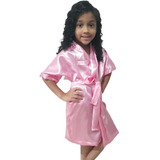 Kit 12 Robe Cetim Infantil 