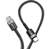 Cabo Carregador Usb-c Tipo C Para Samsung M51 M52 M53 Cor Preto