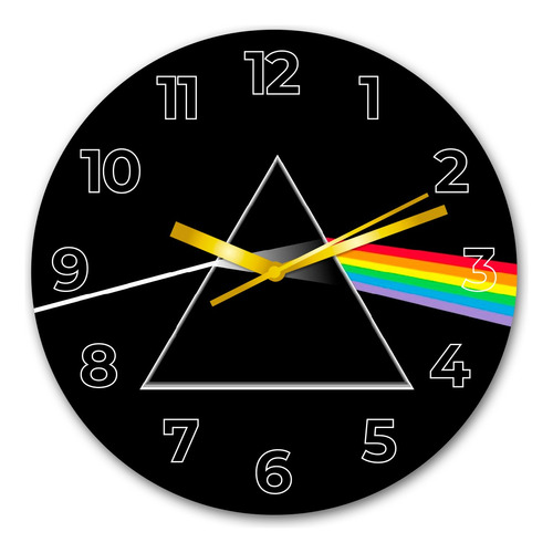 Reloj De Pared De Bandas De Rock The Beatles, Pink Floyd,etc