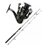 Combo Shimano Caña Fx90mh 9 Pies Y Carrete 6000 De 20 Lb