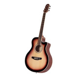 Guitarra Acustica Mini Jumbo Master Con Corte Y Eq