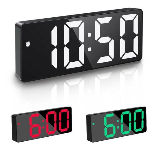 Relógio Led Digital Mesa Despertador Alarme Temperatura