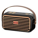 Altavoz De Radio Estéreo Bluetooth Portátil Retro Para Exter