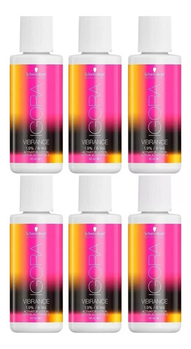 Revelador En Crema Oxidante 6 Vol Igora Vibrance 60ml X6 