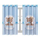 Cortina Infantil Blackout 2,00x1,40 - Coleção Ursinhos