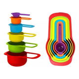 6 Juegos De 6 Tazas Cucharas Medidoras Para Cocina 85838