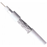 Cabo Coaxial Rg6 15mts C/ Conector Para Antena Digital