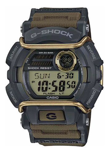 Relógio Militar Casio G-shock Gd-400-9cs Verde Digital Novo