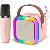 Kit Parlante Y Micrófono Karaoke Para Niños Bluetooth K12 