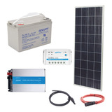 Kit Solar 500 Watts Batería Completo Listo Para Usar