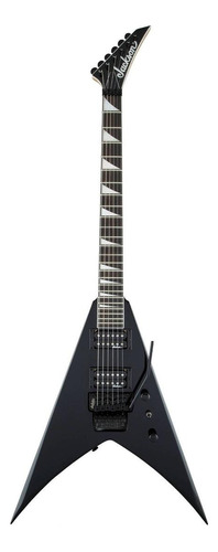 Guitarra Eléctrica Jackson Js Series King V Js32 De Álamo Gloss Black Brillante Con Diapasón De Amaranto