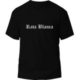 Camiseta Rata Blanca Rock Metal Tv Tienda Urbanoz