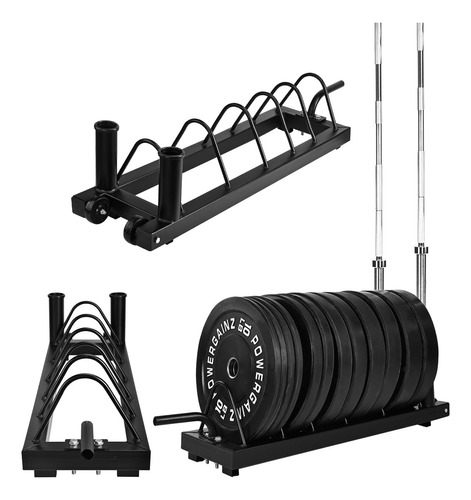 Signature Fitness Organizador Horizontal Para Platos Y Barra