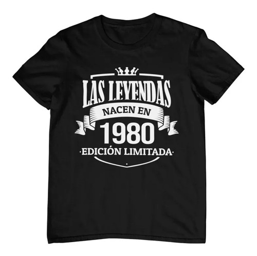 Playera Personalizada Cumpleaños-las Leyenda Nacen En - Año